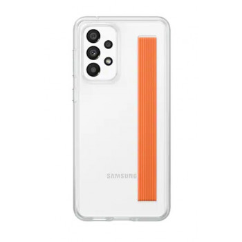 Capa Samsung Slim Strap Cover com alça para Galaxy A33 5G, transparente (EF-XA336CTE)