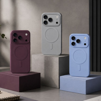 Capa TFO Simple Color Mag para iPhone 17 Pro Max / iPhone 18 Pro Max 6.9 polegadas, cereja-escuro