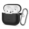 Capa Tech-Protect Silicone Hook para Apple AirPods 4, preto