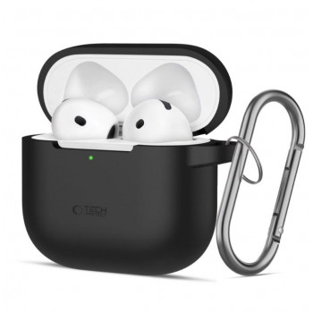 Capa Tech-Protect Silicone Hook para Apple AirPods 4, preto