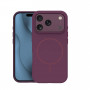 Capa TFO Silicone Thin Mag para iPhone 17 Pro / iPhone 18 Pro 6.3 polegadas, cereja-escuro