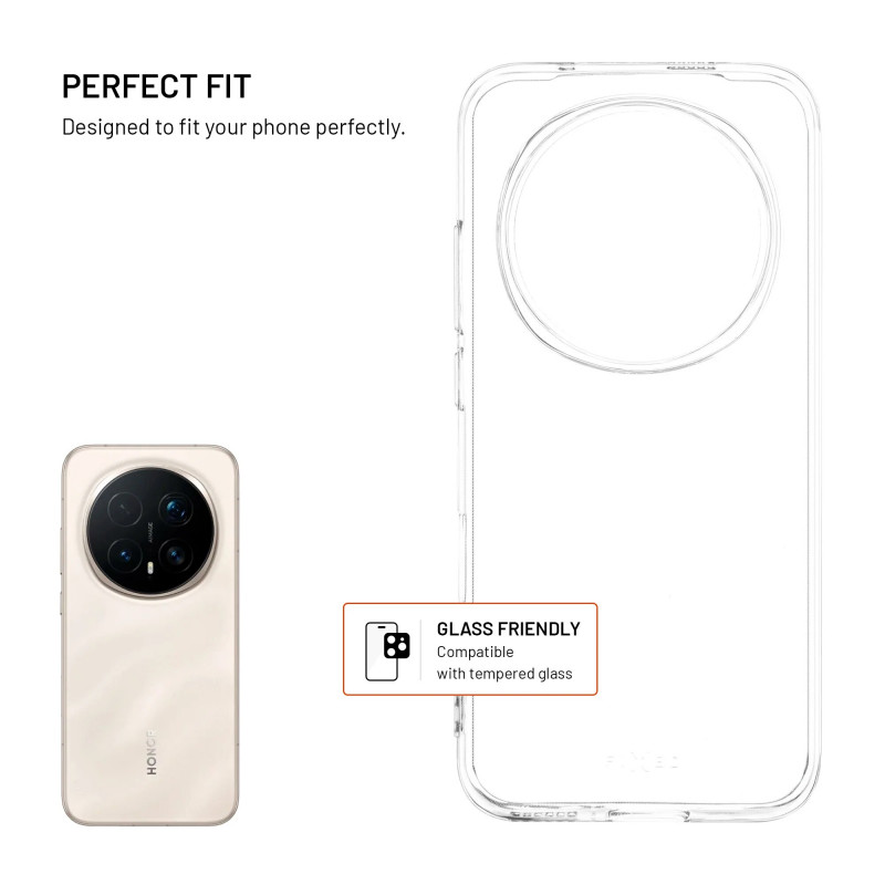 FIXED Story capa traseira para Honor Magic 8 Pro 5G, TPU, transparente (FIXTCC-1639-TR)