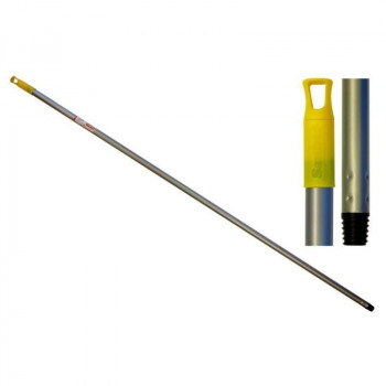 Sauber cabo de vassoura 140 cm, cinzento/amarelo