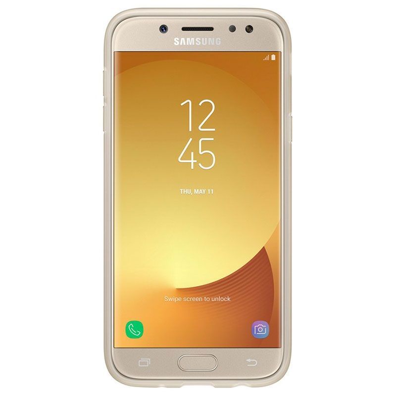 Samsung Galaxy J5 2017 capa Jelly EF-AJ530TFEG, dourado