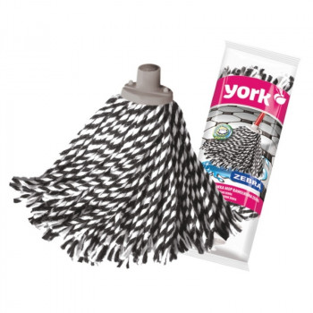 YORK cabeça de mopa substituível Zebra