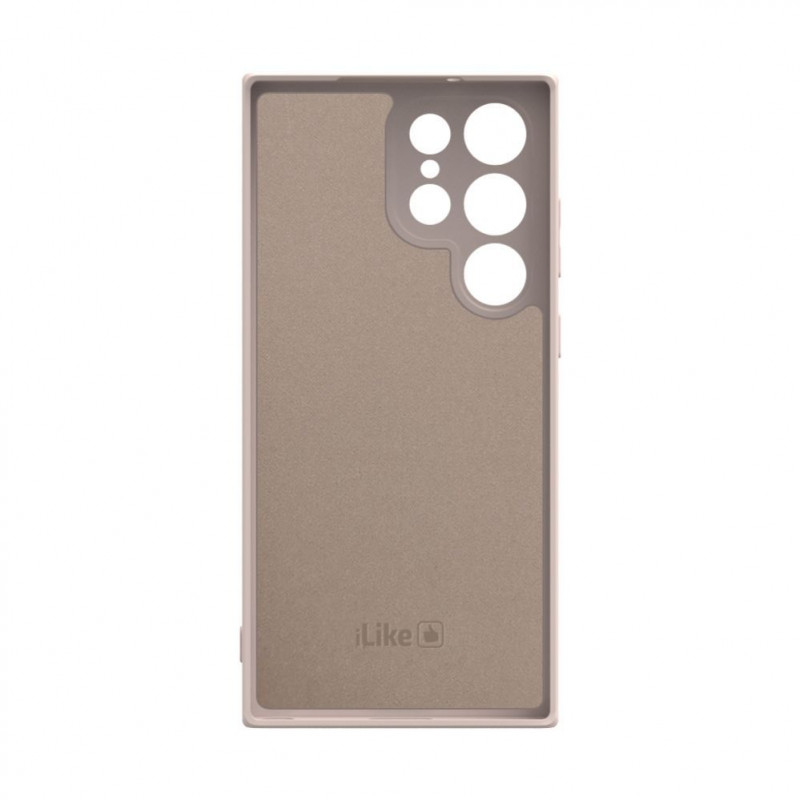 iLike Samsung Galaxy S23 Ultra capa de silicone Nano bege