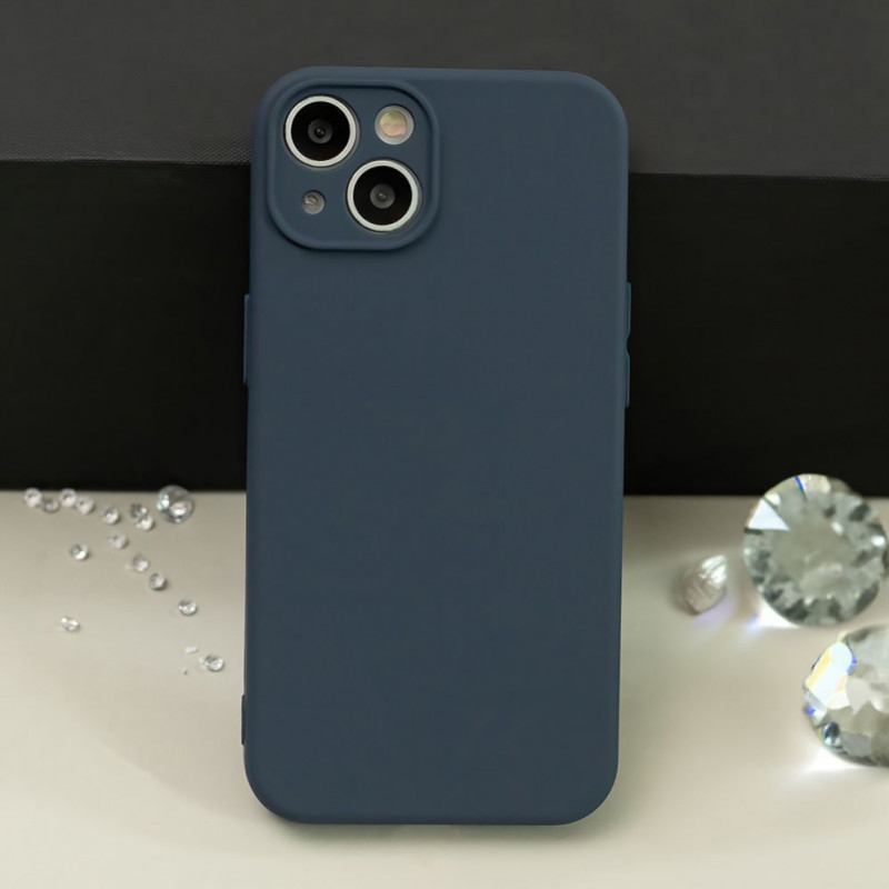 Capa de silicone iLike Silicon Box para iPhone 17 Pro 6,3 / iPhone 18 Pro 6,3 azul-escuro