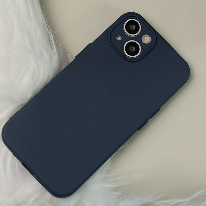 Capa de silicone iLike Silicon Box para iPhone 17 Pro 6,3 / iPhone 18 Pro 6,3 azul-escuro