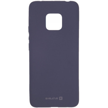 Capa de silicone Evelatus para Huawei Mate 20 Pro azul-meia-noite