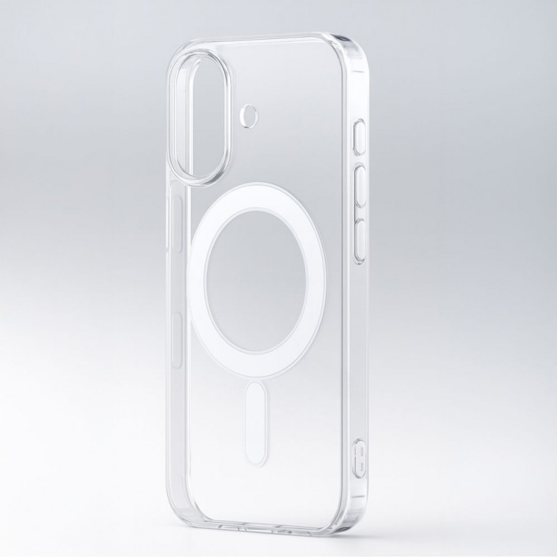 Capa Ultra Clear Hurtel com MagSafe para Samsung Galaxy S25 Edge - transparente