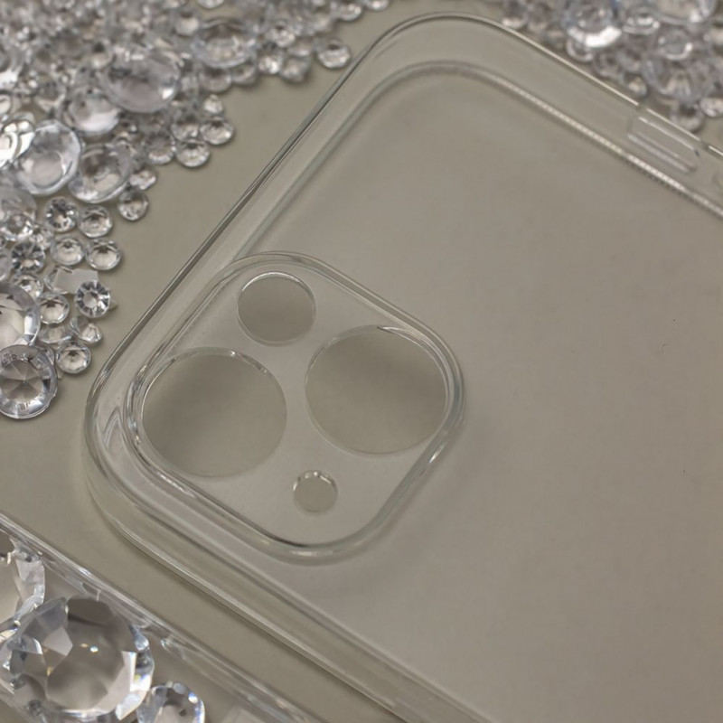 Capa tipo caixa TFO Slim 2 mm para iPhone 17 Pro / iPhone 18 Pro 6,3 polegadas, transparente