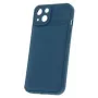 Capa com padrão favo de mel iLike para Samsung Galaxy A34 5G azul-escuro