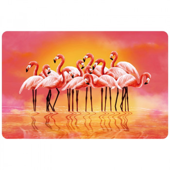 Asi Collection Base de refeição 43,5x28cm Flamingo