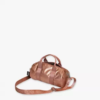 Mala Weekender LOQI – ouro rosa (pequena)