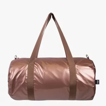 Mala Weekender LOQI – ouro rosa (grande)
