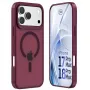 Capa MagCase 3mk Hardy Hazy para Apple iPhone 17 Pro Max / 18 Pro Max, bordô