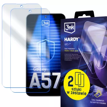 Película protetora de ecrã 3mk Hardy ARC+ de 4 camadas para Samsung Galaxy A57