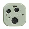 Despertador de quartzo TFA Dostmann 60.1035.04, verde pastel, 1 hora de alarme
