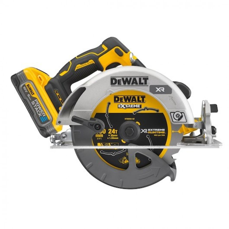 Serra circular manual portátil DeWALT DCS573H2T-QW
