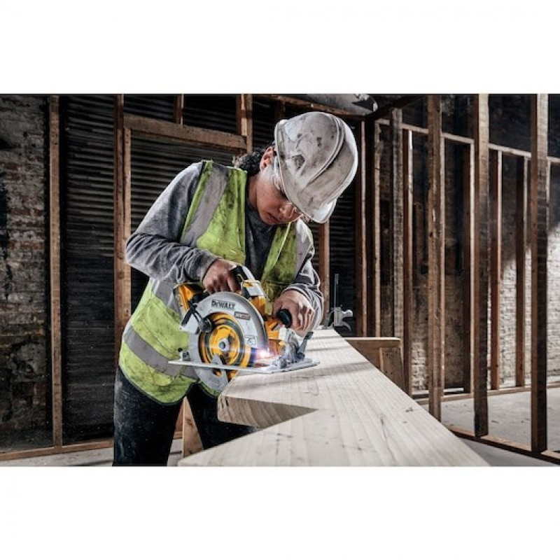 Serra circular manual portátil DeWALT DCS573H2T-QW