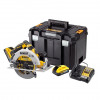 Serra circular manual portátil DeWALT DCS573H2T-QW