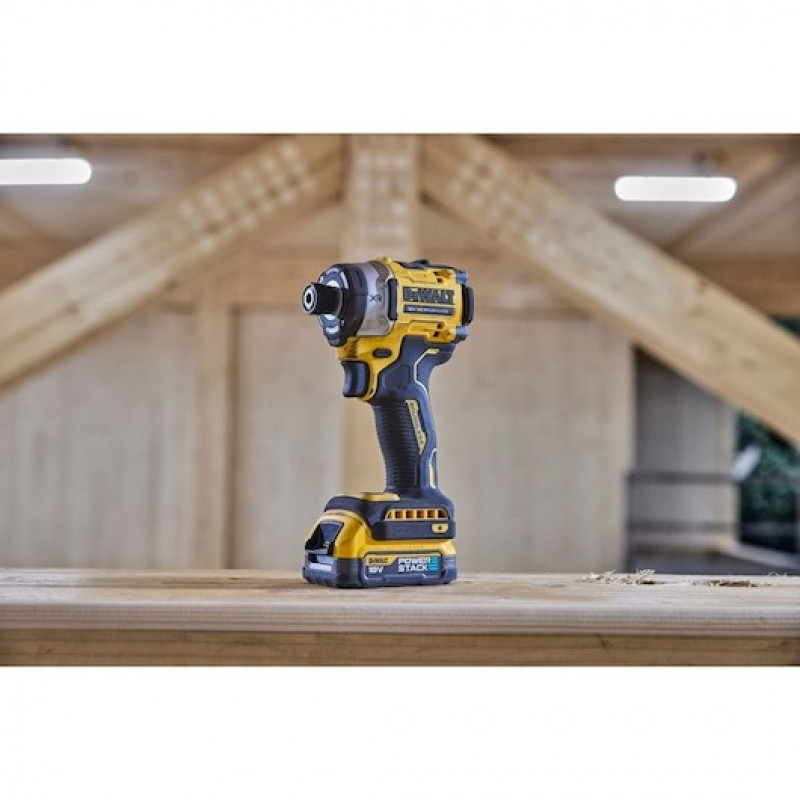 Chave de impacto a bateria DeWALT DCF860E2T-QW 3800 RPM preto, amarelo