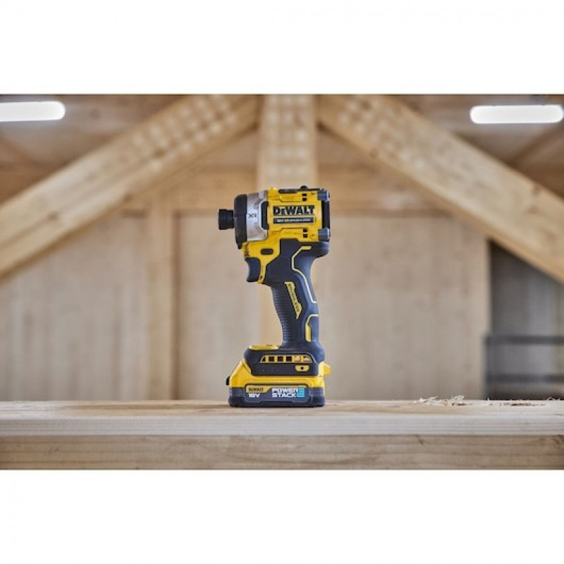 Chave de impacto a bateria DeWALT DCF860E2T-QW 3800 RPM preto, amarelo
