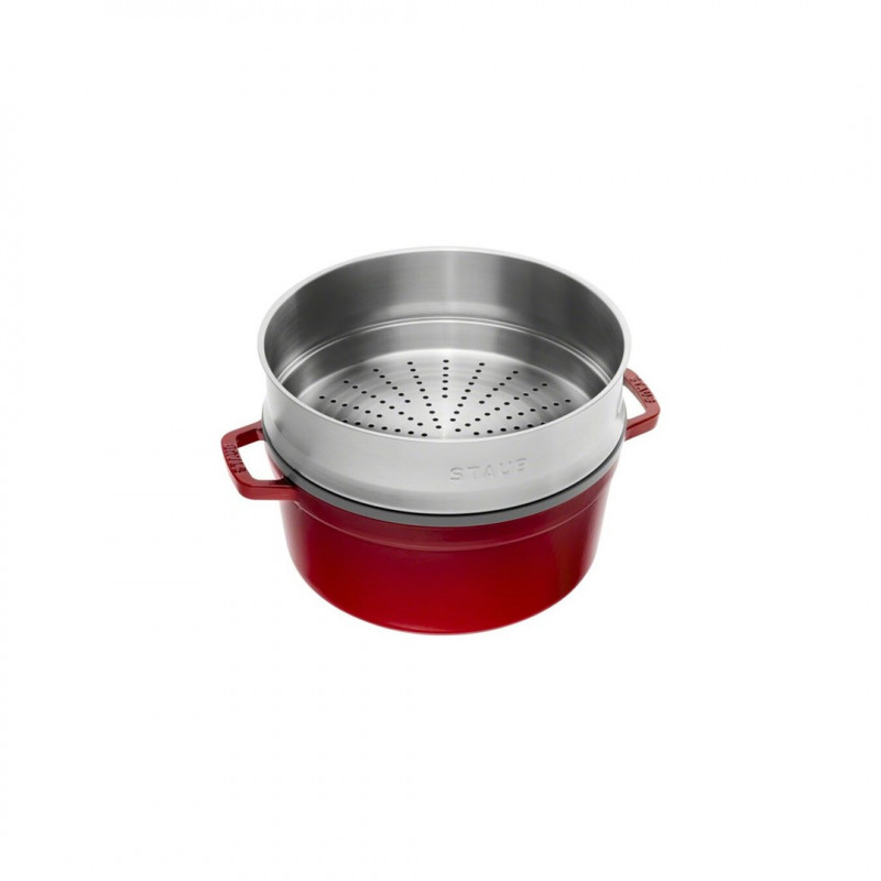 Assadeira redonda de ferro fundido Staub La Cocotte 5,25 l (40510-601-0)