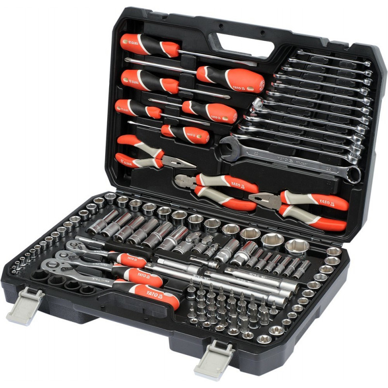 Conjunto de ferramentas de mecânico Yato YT-38881 129 ferramentas