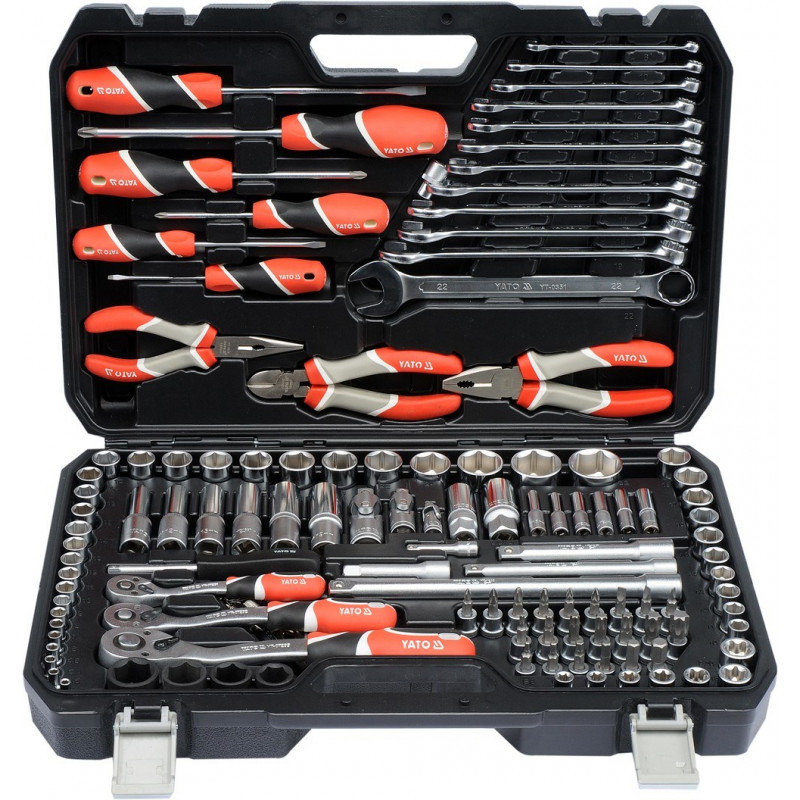 Conjunto de ferramentas de mecânico Yato YT-38881 129 ferramentas