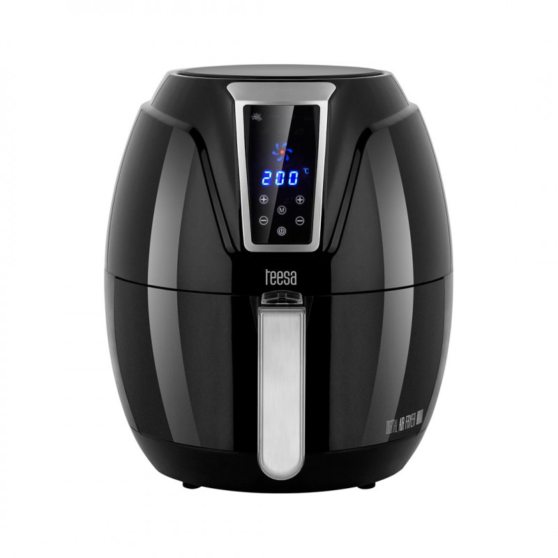 Fritadeira de ar quente Teesa TSA8046, 3,2 l, 1400 W, preta