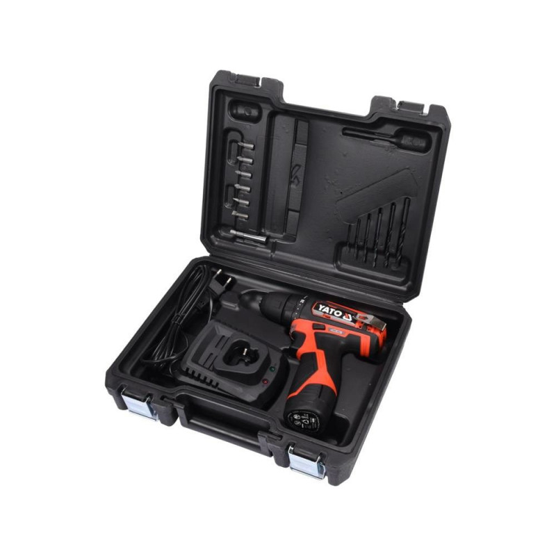 Berbequim aparafusador sem fios YATO YT-82901, 12 V, 30 Nm, 1 x 2,0 Ah Li-Ion