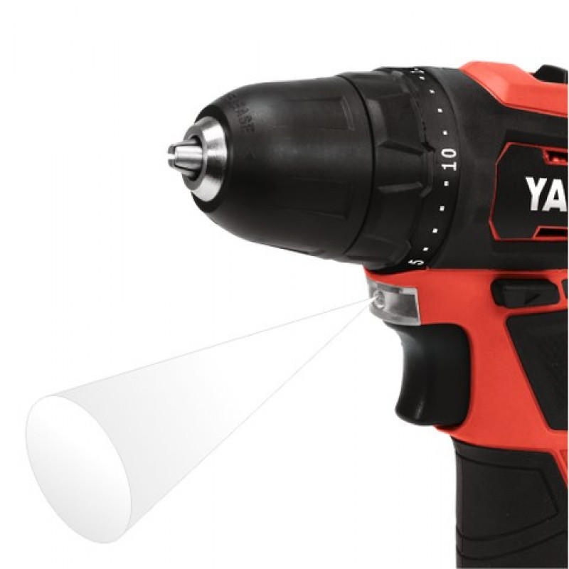 Berbequim aparafusador sem fios YATO YT-82901, 12 V, 30 Nm, 1 x 2,0 Ah Li-Ion