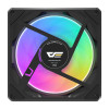 Ventoinha de caixa Darkflash Gauss G24 120 mm ARGB PWM, preto