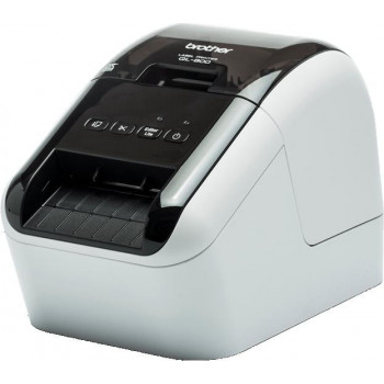 Impressora de etiquetas Brother QL-800 térmica direta cor 300 x 600 DPI 148 mm/seg com fios DK