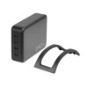 Carregador de secretária Logilink USB-C, 240 W, GaN, 4 portas, 4x USB-C (PD), preto