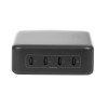 Carregador de secretária Logilink USB-C, 240 W, GaN, 4 portas, 4x USB-C (PD), preto