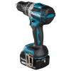 Berbequim aparafusador com bateria Makita DHP484RFJ, 2000 rpm, preto/azul