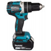 Berbequim aparafusador com bateria Makita DHP484RFJ, 2000 rpm, preto/azul