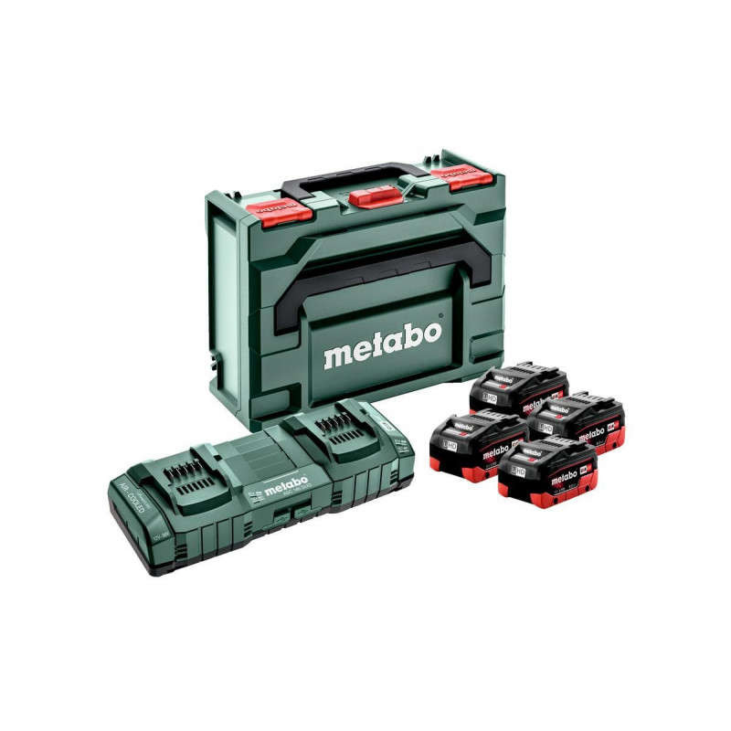 Bateria Metabo 18 V LiHD 8,0 Ah, 4 unid. + carregador (685135000)