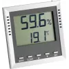 TFA Dostmann KLIMA GUARD termo-higrómetro, prateado (30.5010.54.K)