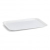 Zeller 26693 tabuleiro de melamina, melamina, branco, 24 x 18 cm