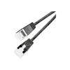 Cabo de rede Slim Cat6a U/FTP Wirewin RJ45, 5 m, preto