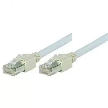 Cabo de rede Cat5e F/UTP Tecline RJ45, 5 m, cinzento, LSZH