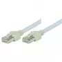 Cabo de rede Cat5e F/UTP Tecline RJ45, 5 m, cinzento, LSZH