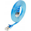 Cabo de rede Slim Cat6 U/FTP Wirewin RJ45, 0,5 m, azul