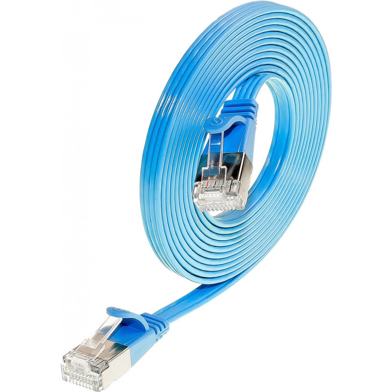 Cabo de rede Slim Cat6 U/FTP Wirewin RJ45, 0,5 m, azul