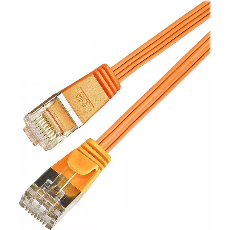 Cabo de rede Slim Cat6 U/FTP Wirewin RJ45, 0,25 m, laranja