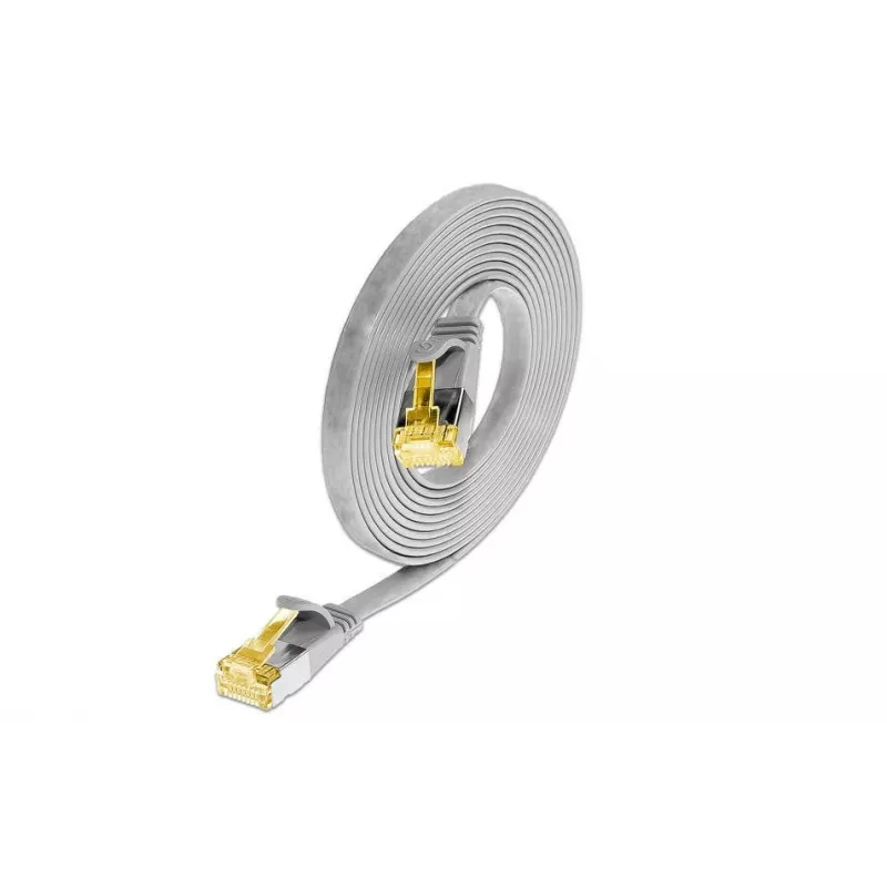 Cabo de rede Slim Cat6a U/FTP Wirewin RJ45, 0,5 m, cinzento