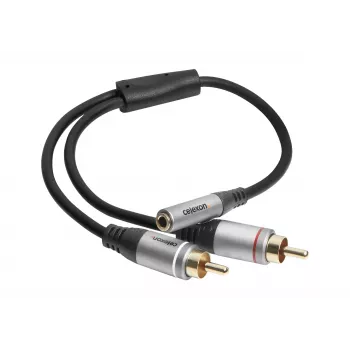 celexon adaptador de áudio Professional 2x RCA para jack estéreo M/F